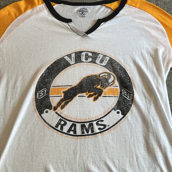 VCU Rams V Neck Shirt - Rivalry Threads - Large - Picture 2 of 6
